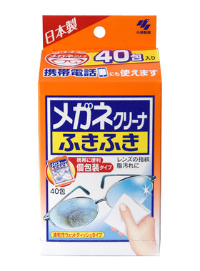 日本进口小林制药酒精湿巾清洁纸