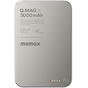 【3C认证可上飞机】MOMAX摩米士磁吸充电宝适用苹果17专用iPhone16Pro超薄金属小巧MagSafe无线快充移动电源