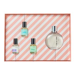 迪拉瑞粉色巴黎香水礼盒套装高档精美香水情人节生日送女友礼物