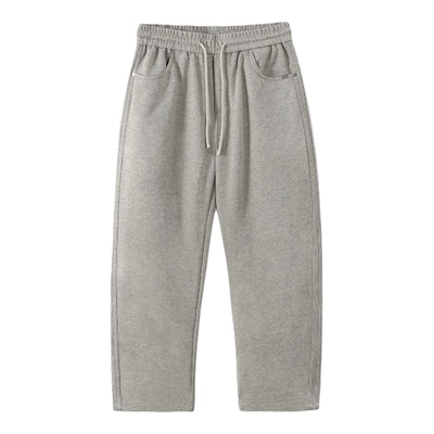 虎牙兄弟裤子男款春季薄款透气户外运动休闲小弯刀直筒裤26-1161