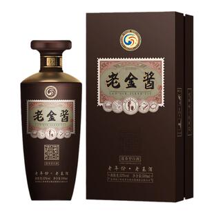 贵州老金酱53度酱香型白酒纯粮坤沙酿造500毫升/瓶6瓶整箱礼盒装