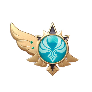 挪德卡莱枫丹荒性芙宁娜神之眼璃月稻妻愚人众邪眼发光胸针徽章