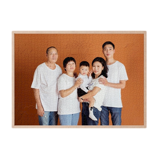 拼图照片定制人像全家福相片1000片礼物真人diy520女朋友图片情侣