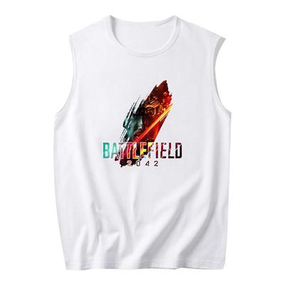 游戏无袖男士学生纯棉背心T恤衫