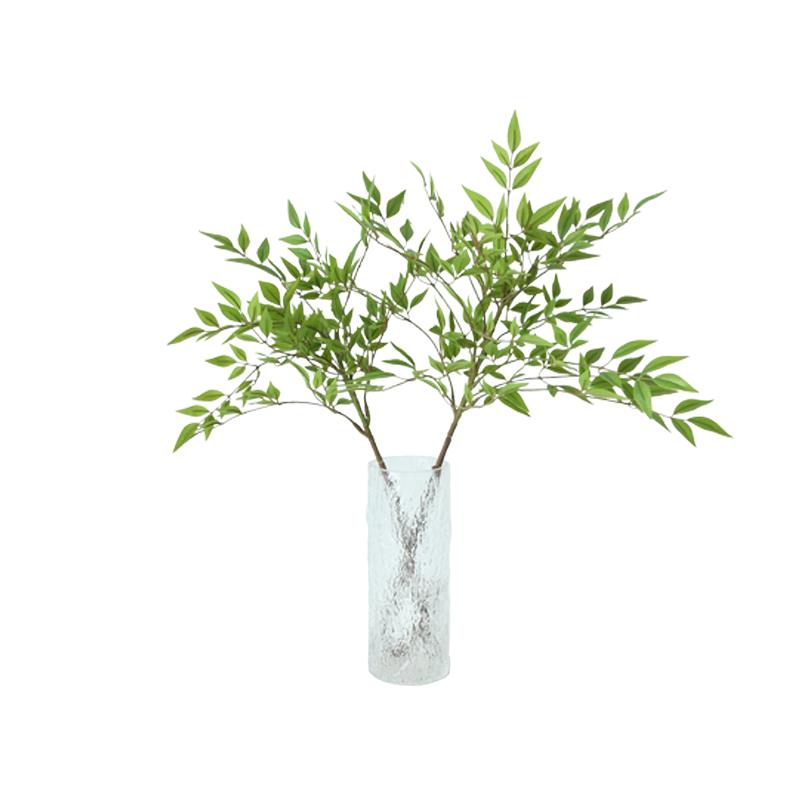 南天竹仿真植物落地装饰摆件