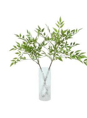 南天竹仿真植物落地装饰摆件
