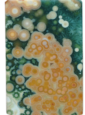 天眼鱼子方牌海洋碧玉独特稀缺