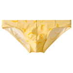 男士中低腰窄边三角学院风青年纯棉U凸抗菌囊袋透气可爱印花内裤