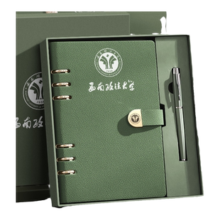 活页本a5笔记本本子软皮b5办公商务会议记录本可拆卸本工作记事本精致高级感大学生考研日记本定制可印logo