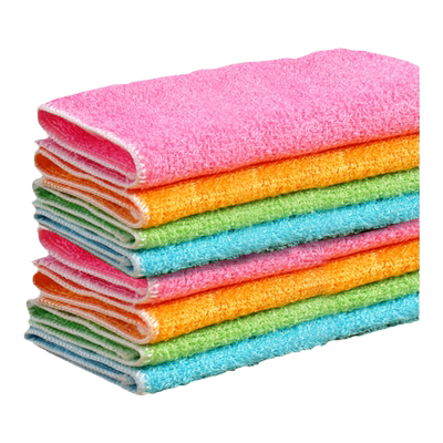 竹纤维双层加厚厨房清洁不易沾油