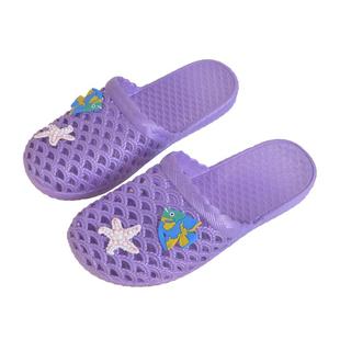 夏季包头拖鞋透气防水凉鞋女士防滑洞洞鞋塑料镂空沙滩厚底凉拖鞋