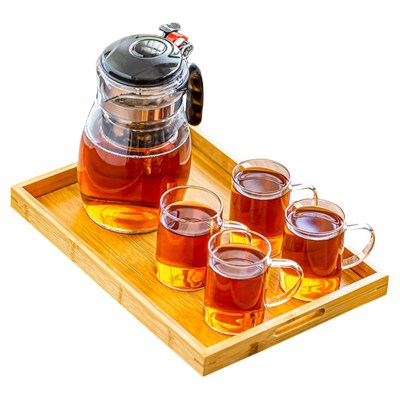 大容量家用办公耐热玻璃泡茶壶