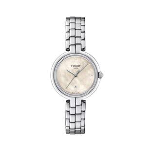 【自营】天梭(TISSOT)弗拉明戈系列女士石英手表瑞士腕表正品送礼