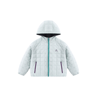 半度闲女童双面穿轻棉服外套秋冬装洋气新款儿童冬季加厚保暖棉衣