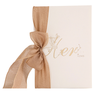 新郎新娘誓词手卡结婚誓言卡一对ins风可打印森系现场婚礼致辞本