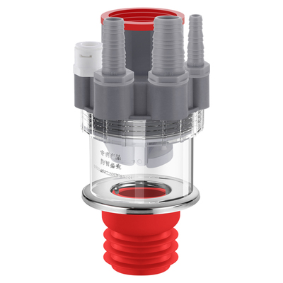 洗烘套装下水三通防臭防溢水