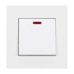 86型大功率总双极开关20A曲架热水器空调浴霸断路墙壁双断面板45A