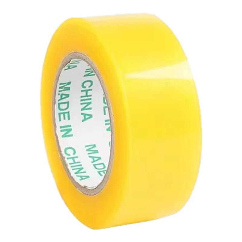 透明胶纸透明胶带快递打包封口胶布封箱胶带整箱批发米黄色胶纸