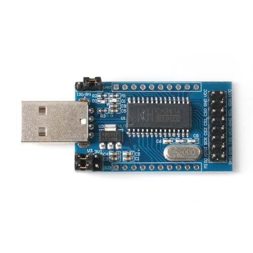 CH341A模块 并口转换器 USB 转 UART IIC SPI TTL ISP EPP/MEM