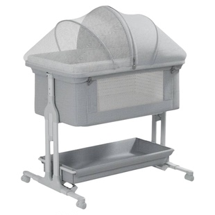 TRIMIGO泰美高婴儿床可移动升降拼接大床多功能宝宝床带尿布台