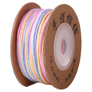 幻彩星空段染手搓棉线藏式文玩线绳高端手链编绳线手串绳diy材料