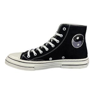 高帮帆布鞋子男鞋2024新款透气经典版百搭学生布鞋男士休闲板鞋潮