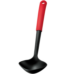 汤勺塑料烹饪勺日本进口下村厨房家用章鱼小丸子不粘盛粥勺长柄勺