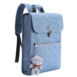 电脑包双肩包女背包男笔记本适用联想小新14苹果macbook13.3华为matebook13小米15.6寸pro15休闲小巧轻便防震