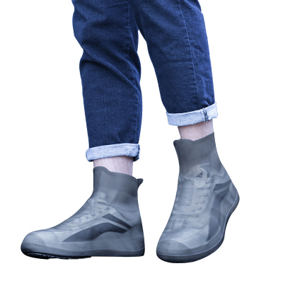 正雨高帮男士防水防滑雨鞋套外穿