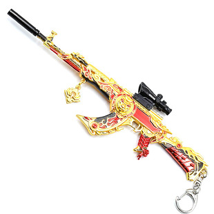 AKM盖世英雄皮肤枪全套儿童玩具枪小号带3个倍镜红点配件套装模型