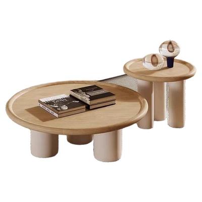 法式极简奶油可爱极简风茶几边几