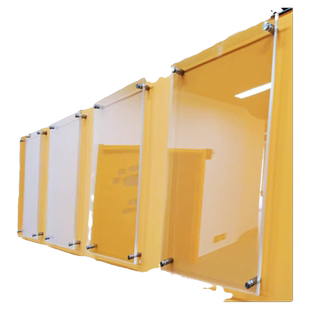 亚克力广告牌展板挂墙双层夹画海报框公司宣传板展示板制度牌定制