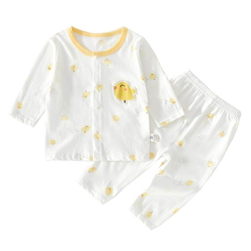 温巢夏季婴儿衣服纯棉分体套装