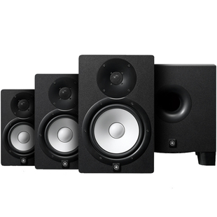 雅马哈HS5 HS7 HS8S专业监听音箱工作室白盆有源音响低音炮hs3hs4