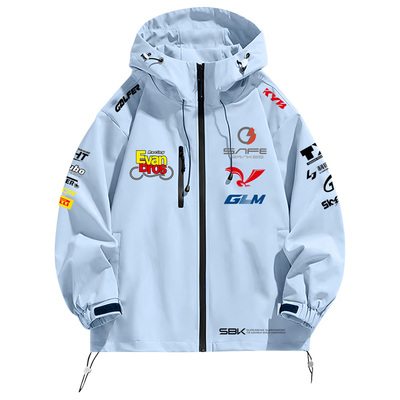 张雪同款机车夹克WSBK夺冠冲锋衣