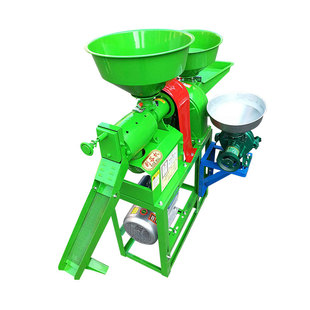 新款碾米机 剥谷机 打米机 粉碎机 好运来农友商用家用智能组合机