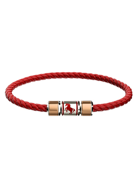 萧邦马年限定羊皮革黄铜手绳