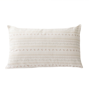 樱桃花 咖全棉纯棉单枕套48x74cm一对装100棉枕头罩单人宿舍家用