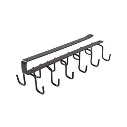 免打孔家用厨房杯架子置物架水杯架橱柜挂架悬挂式挂钩整理收纳架