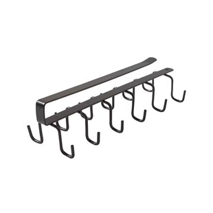 免打孔家用厨房杯架子置物架水杯架橱柜挂架悬挂式挂钩整理收纳架