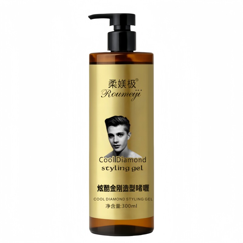柔媄极男士特硬定型保湿啫喱膏