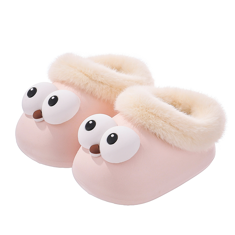 儿童棉拖鞋2025新款男童女童宝宝室内居家防水防滑小孩包跟棉鞋冬