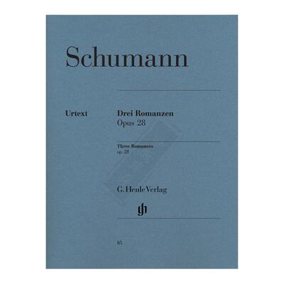 舒曼浪漫曲op28三首钢琴独奏