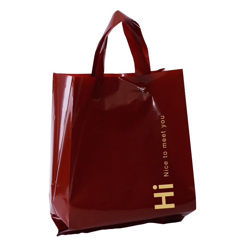 高级简约服装袋时尚手提袋加厚女装包装袋子定制logo塑料袋购物袋