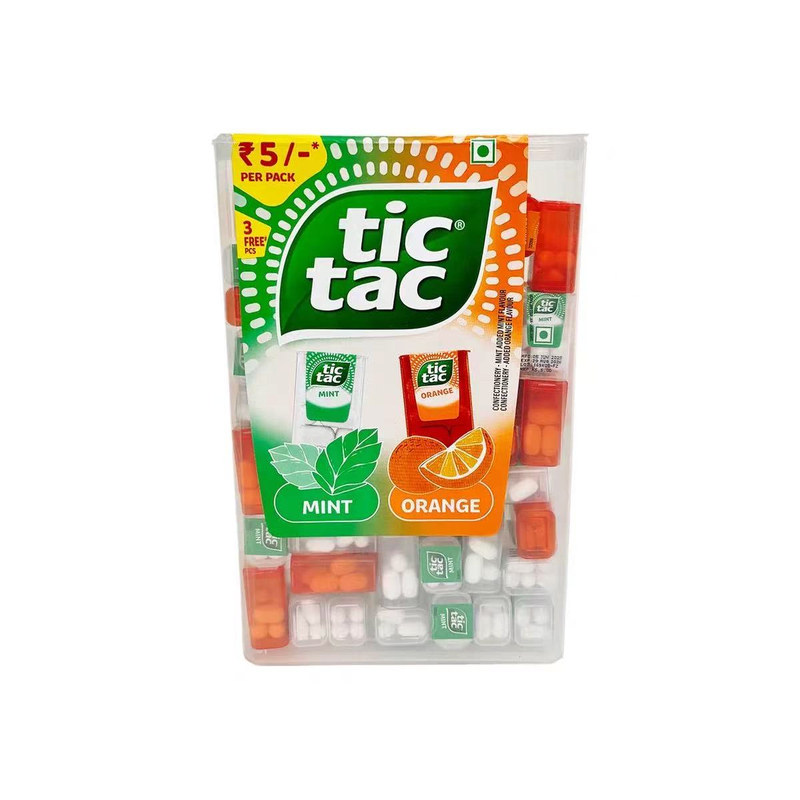 进口tictac嘀嗒糖香橙味薄荷味