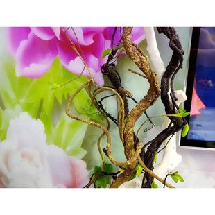 发泡枯藤枯枝花艺枯树杆干枝龙骨仿真枯树藤软装 饰橱窗摆放 工程装