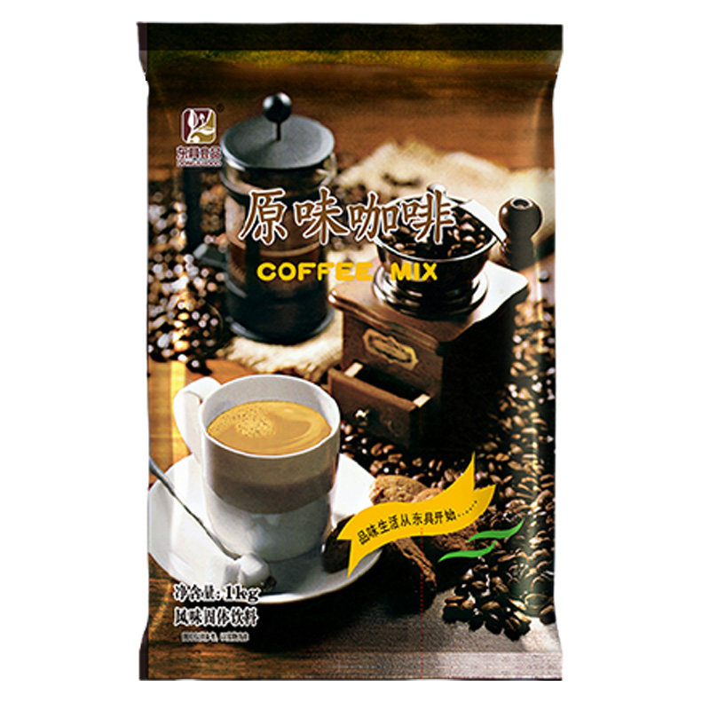 东具原味咖啡粉速溶咖啡机专用原料粉大袋装商用餐饮原料1000g