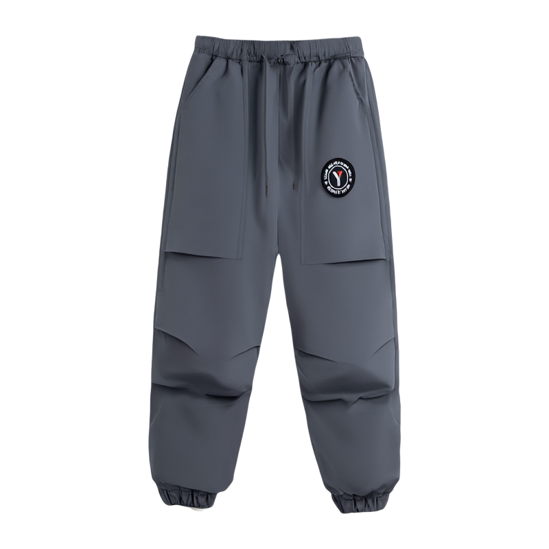 雅鹿儿童羽绒裤加厚男童冬装防水滑雪羽绒棉裤女童保暖防寒裤新款