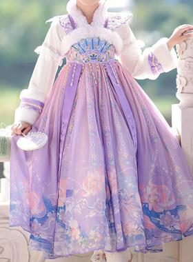 Q 99037 Girl's Hanfu New Year Dress 汉服女童拜年服 跨境代发