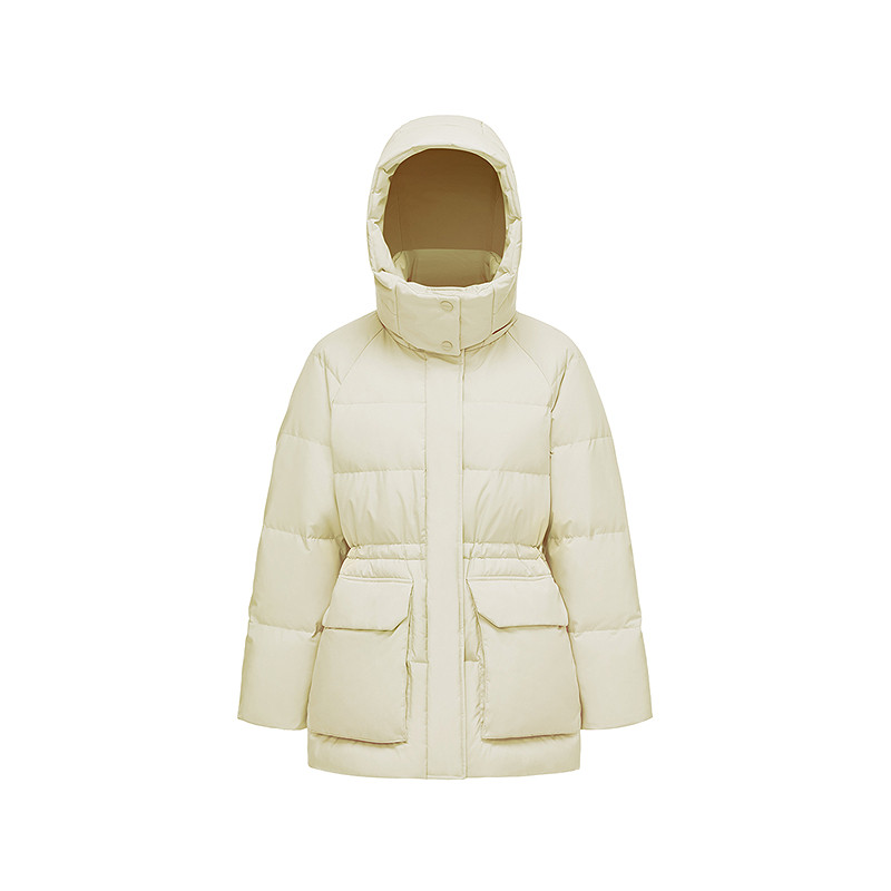 波司登奥莱冬羽绒服女温柔气质显瘦百搭潮流时尚连帽厚羽绒服 冬季羽实拍商品图